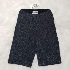 UO Glitter Biker Shorts